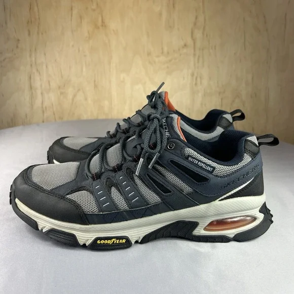 Skechers Skech-Air Envoy Men's 12 Gray Waterproof Walking Hiking Shoes - Picture 6 of 16